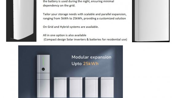 Residential type energy storage systems