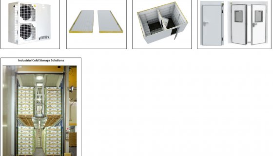 Solar generated cold rooms